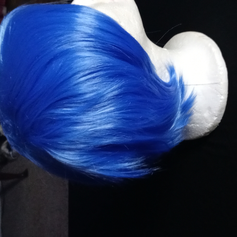 blue wig - Picture 5 of 7